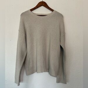 Full Tilt Cream Crew Neck Sweater